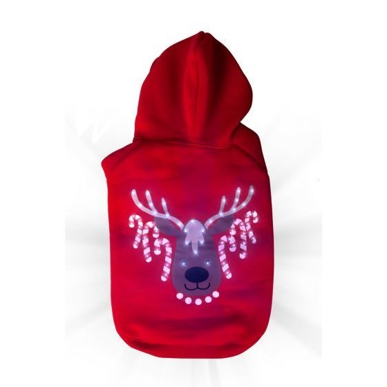 Hundepullover Weihnachtsmotiv LED Bild 4