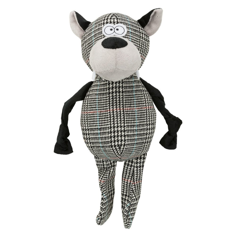 Hundespielzeug aus Plüsch Wolf Bild 1