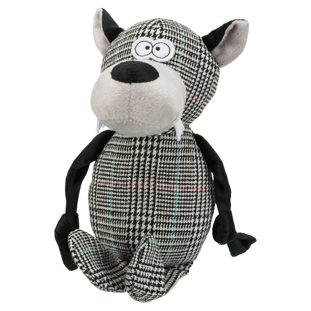 Hundespielzeug aus Plüsch Wolf Bild 2