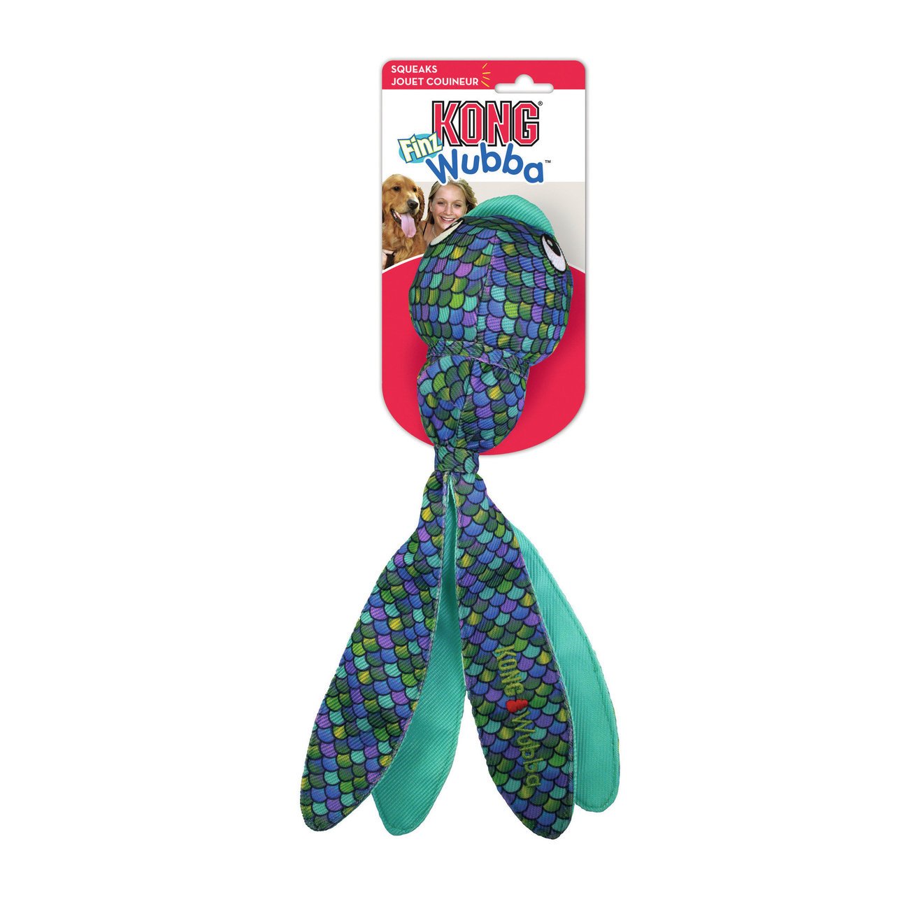 Hundespielzeug KONG Wubba Finz Bild 4