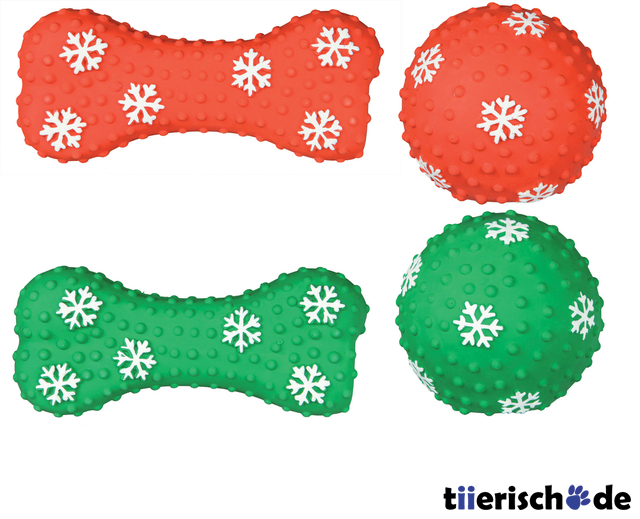 Hundespielzeug Weihnachten aus Latex Bild 1