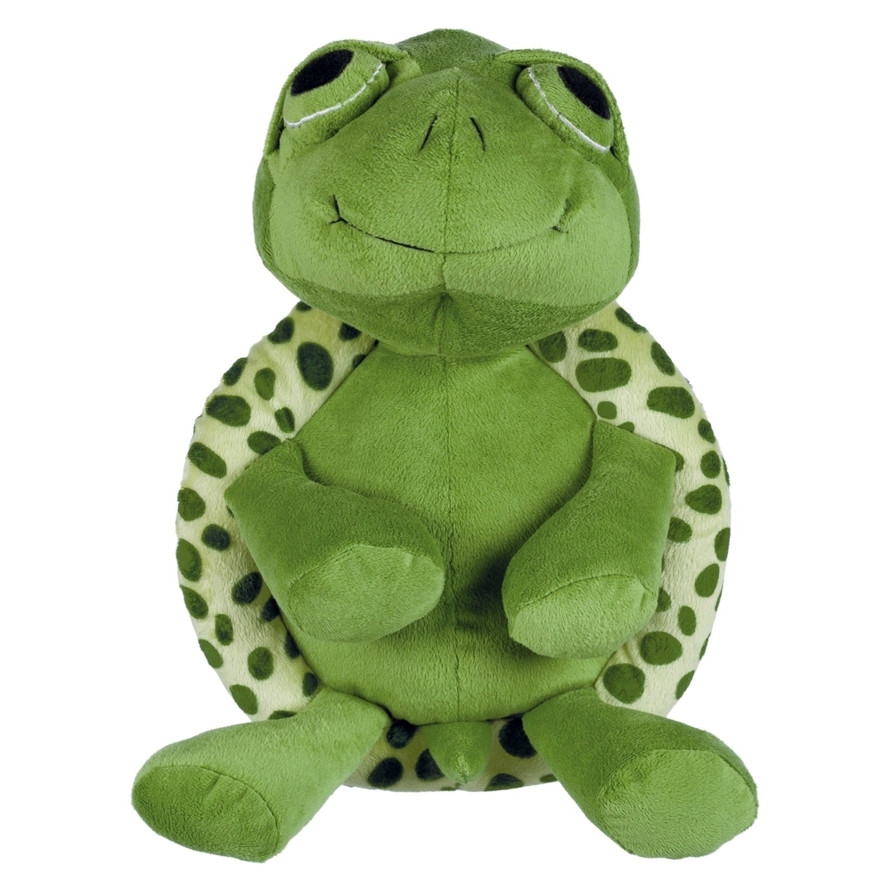 Hundespielzeug Plüsch Schildkröte, Original-Tierstimme XL Bild 2