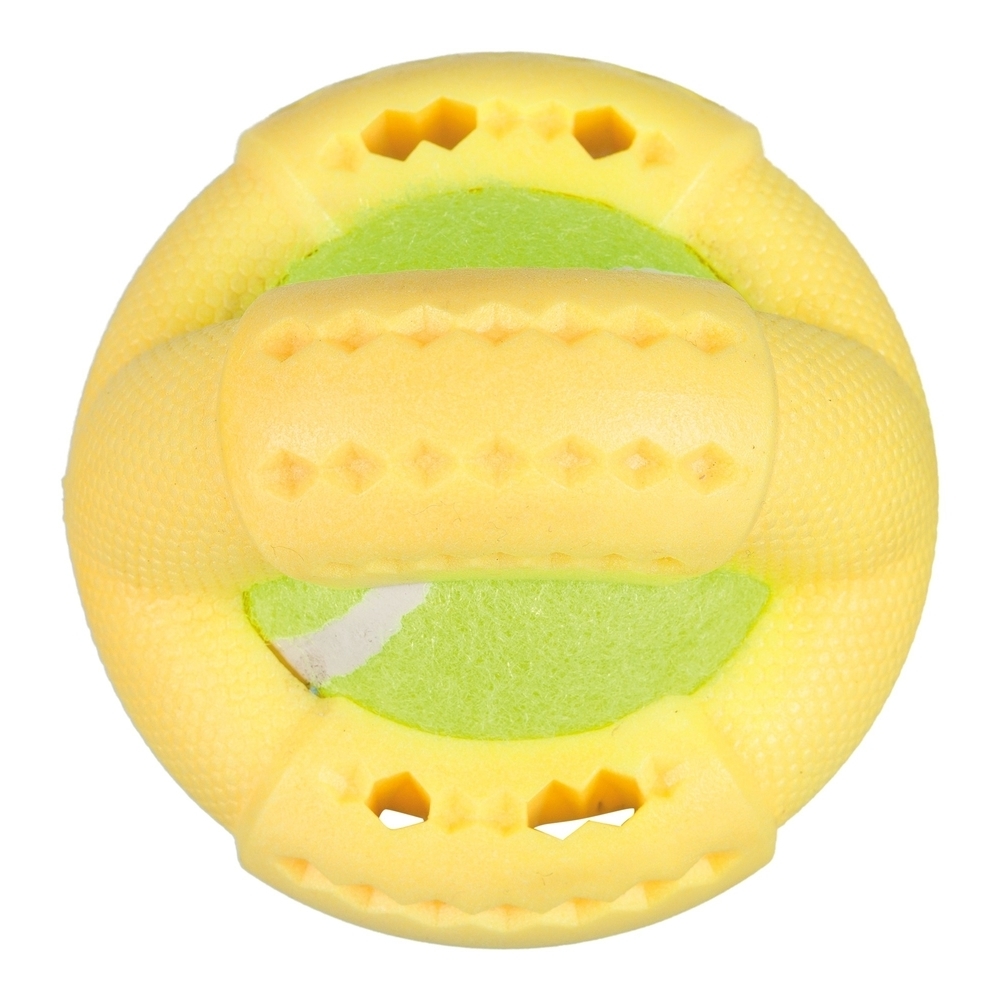 2 Riesige Tennisbälle Für Hunde – 10,2 Cm, Langlebig & Sicher, Mit Netztasche – Perfekt Für Apportieren Drinnen & Draußen