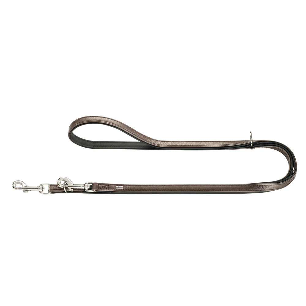 Hunter Führleine aus Leder Capri Pearl Bild 2