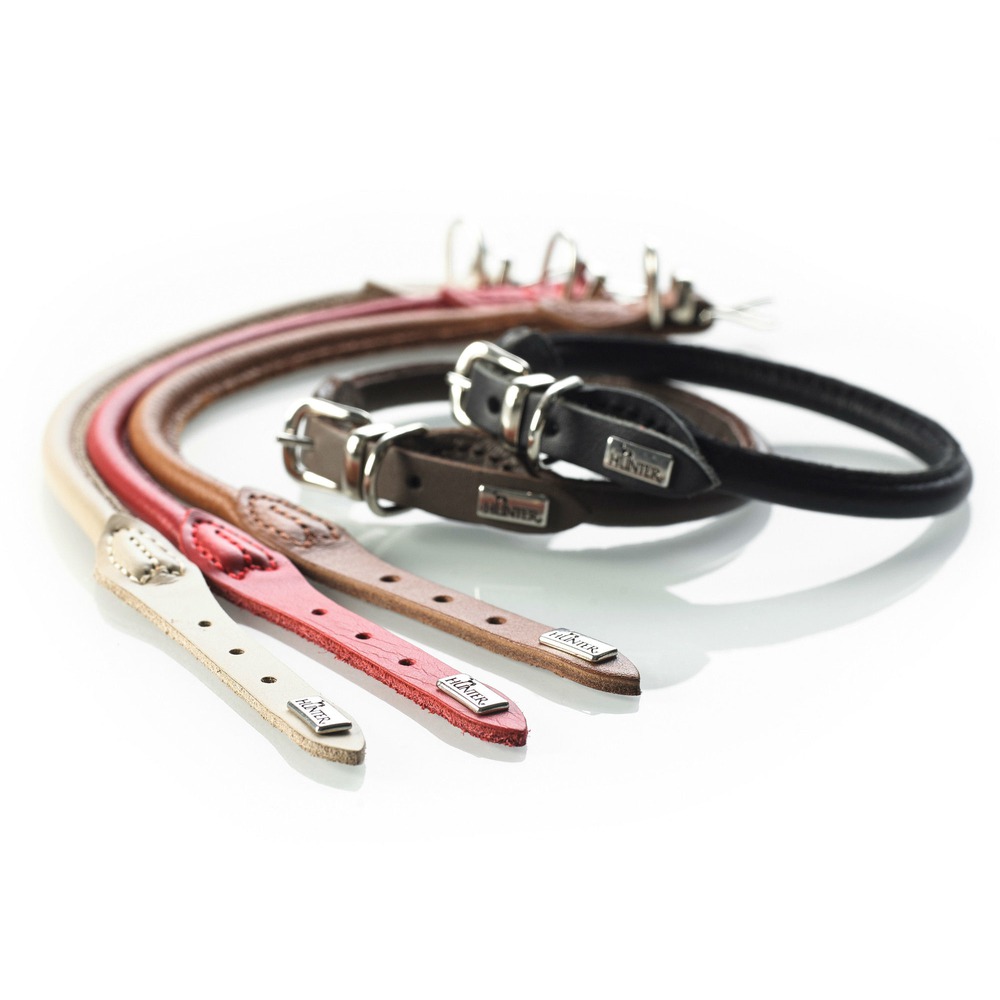 Hunter Halsband aus Elchleder Round & Soft Bild 2