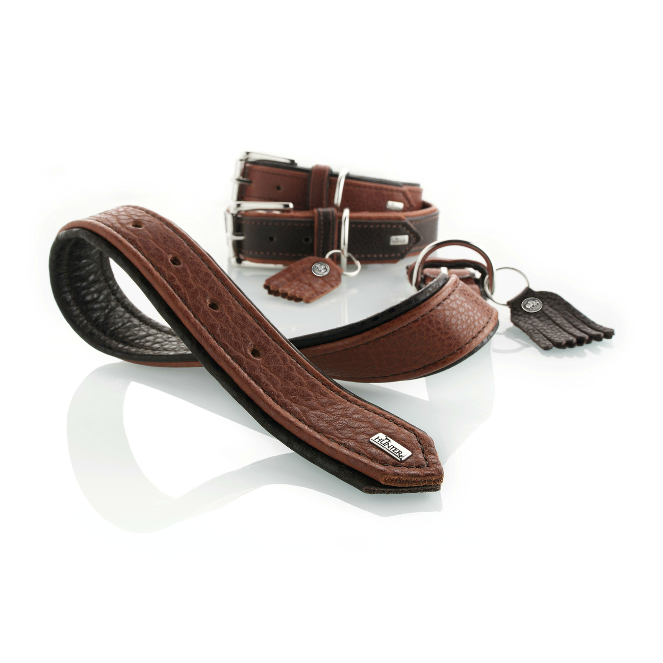 Hunter Halsband Cody Bisonleder Bild 4