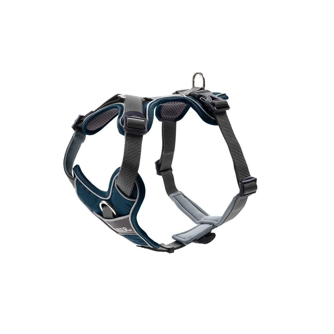 Hunter Hundegeschirr Divo, Gr. S: Hals 22-38 cm, Bauch 45-56 cm, dunkelblau/grau Hunter Hundegeschirr Divo, Gr. S: Hals 22-38 cm, Bauch 45-56 cm, dunkelblau/grau