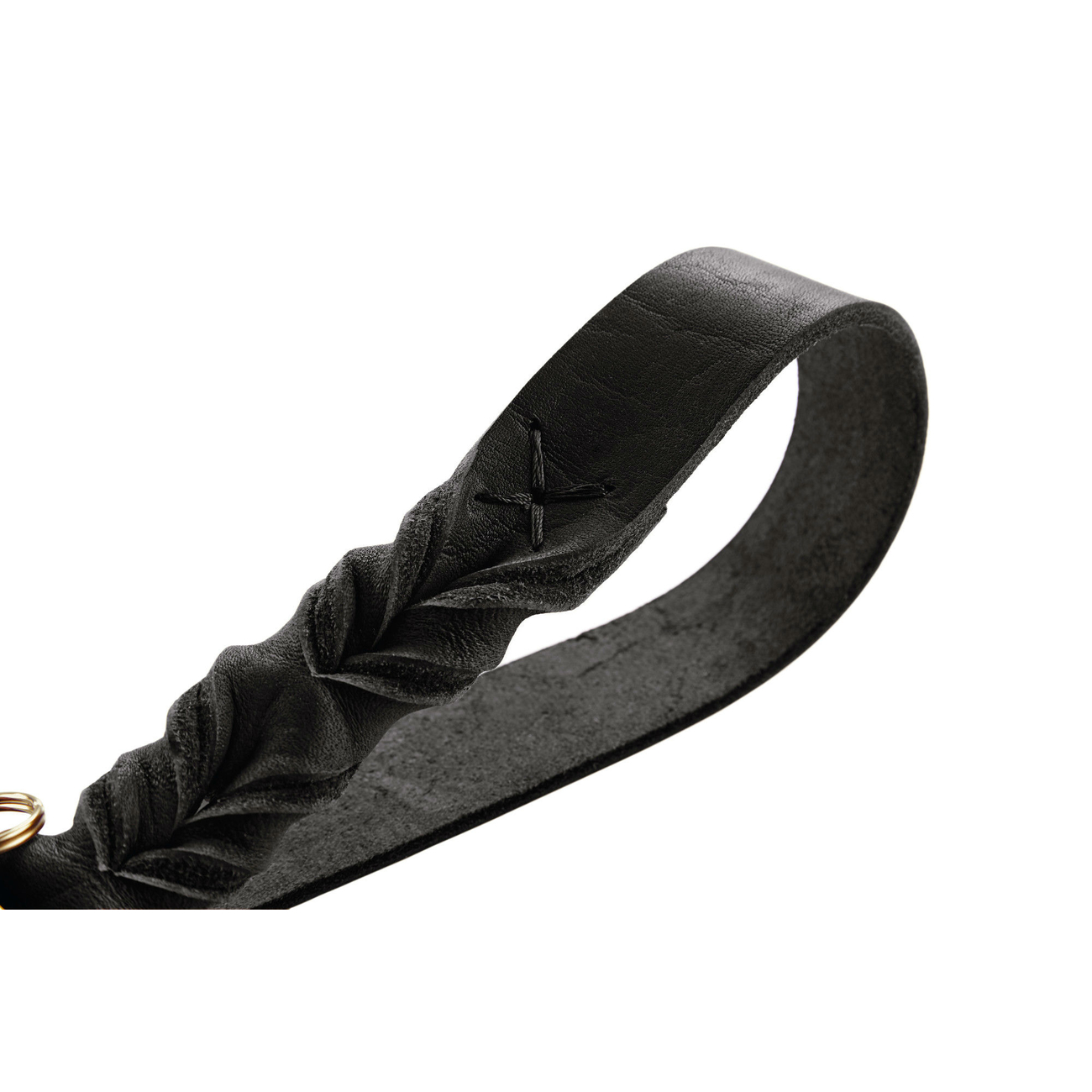 Hunter Hundeleine Leder Sansibar Solid Bild 3