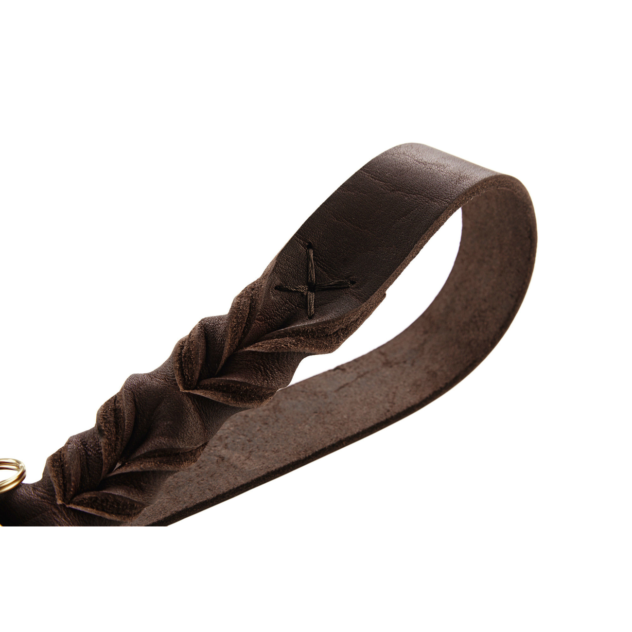 Hunter Hundeleine Leder Sansibar Solid Bild 6