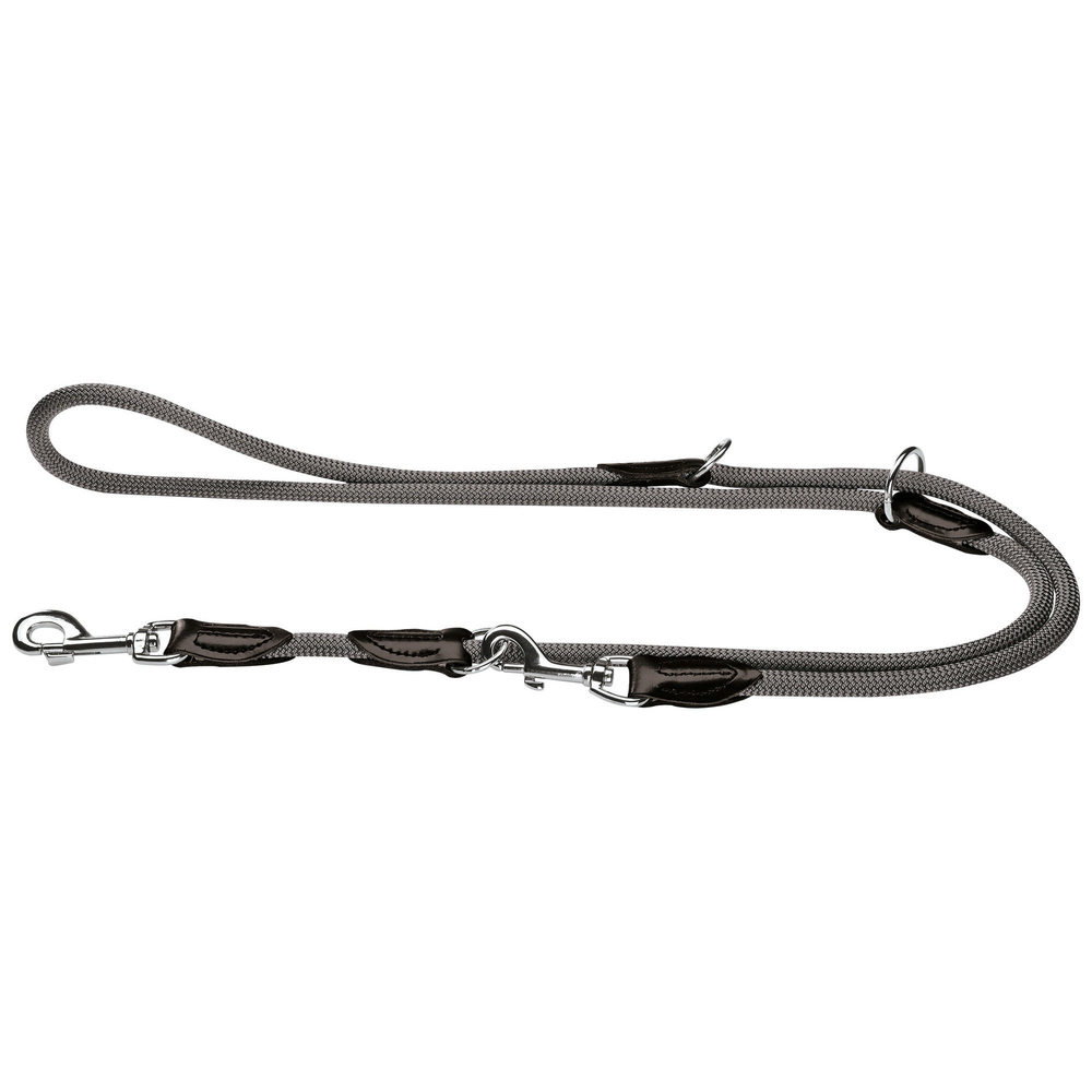 Hunter Hundeleine Tau Freestyle, 2,00 m/ø 8 mm, grau, 3-fach verstellbar Hunter Hundeleine Tau Freestyle, 2,00 m/ø 8 mm, grau, 3-fach verstellbar
