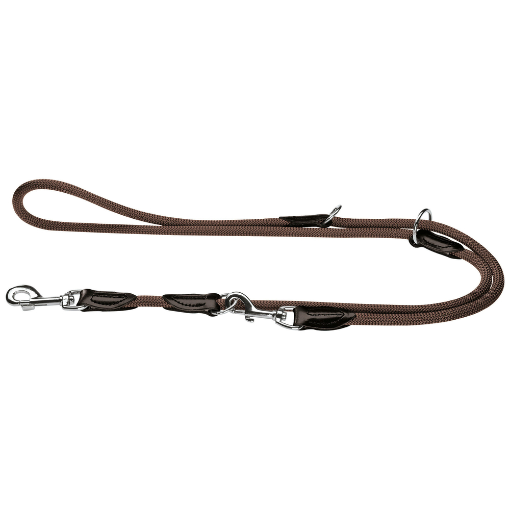 Hunter Hundeleine Tau Freestyle, 2,00 m/ø 8 mm, braun, 3-fach verstellbar Hunter Hundeleine Tau Freestyle, 2,00 m/ø 8 mm, braun, 3-fach verstellbar