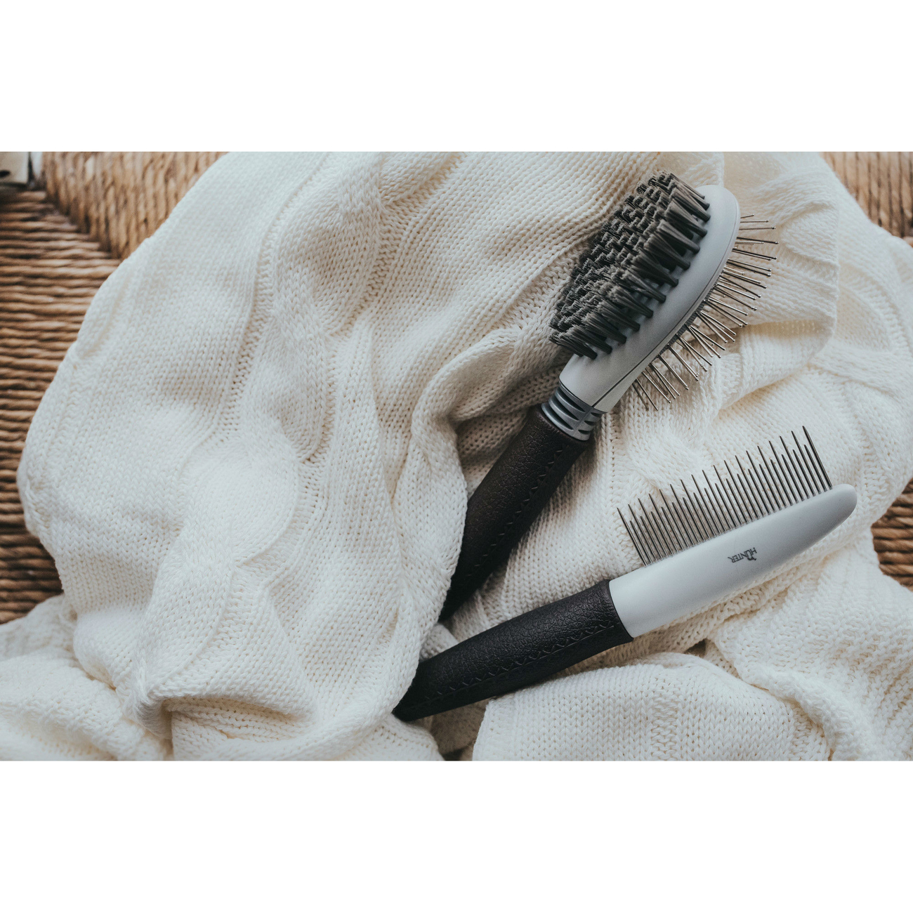 Hunter Kombibürste für Hunde Spa Bild 4