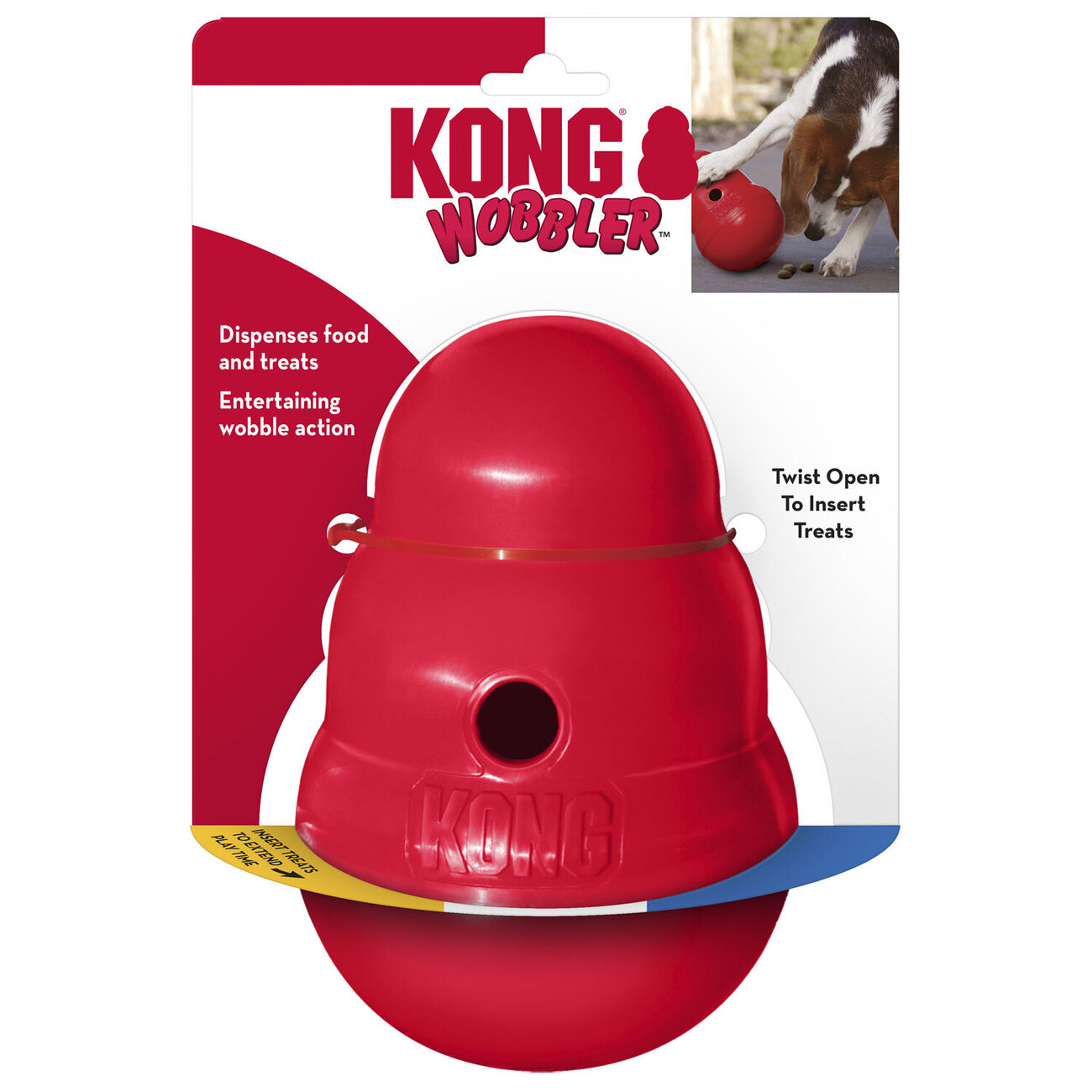 KONG Wobbler Steh-auf-Männchen für Hunde Bild 2