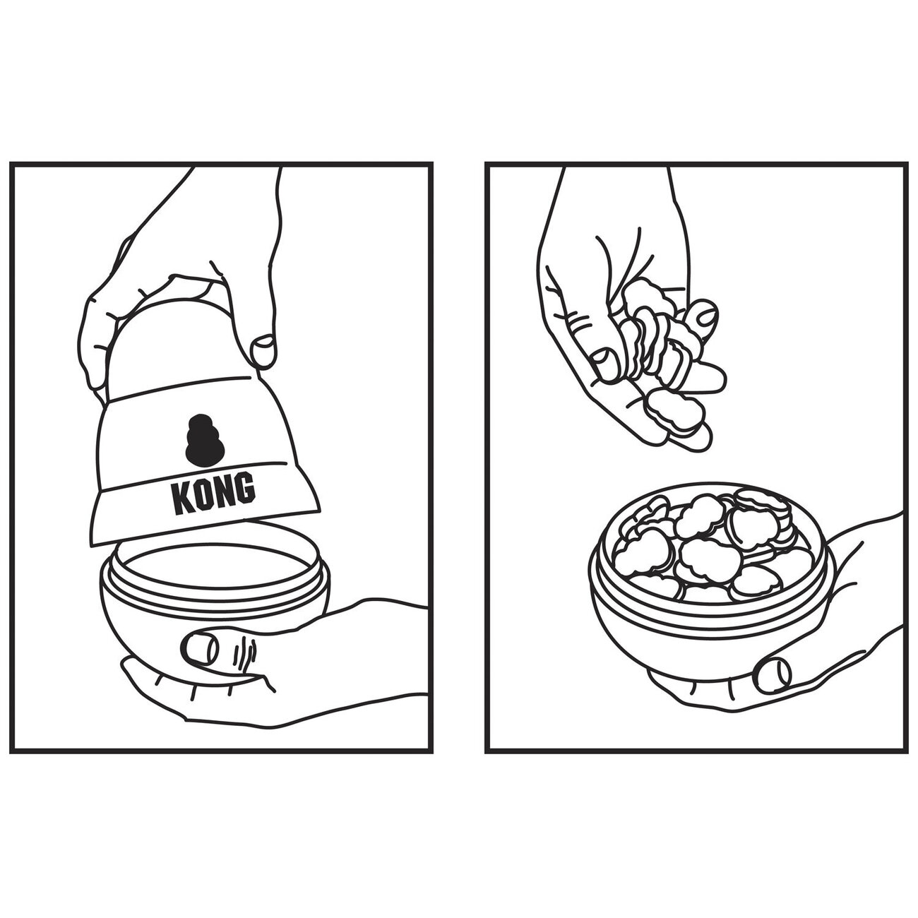 KONG Wobbler Steh-auf-Männchen für Hunde Bild 5