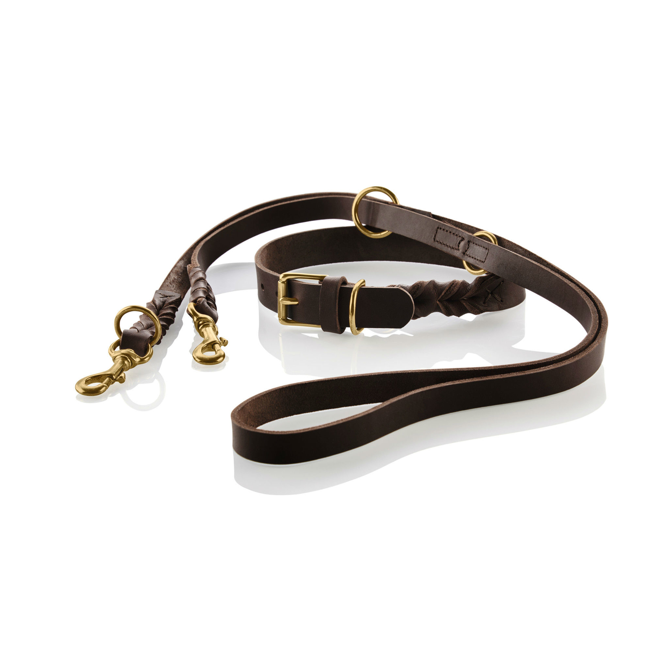 Hunter Leder Halsband Sansibar Solid Bild 10