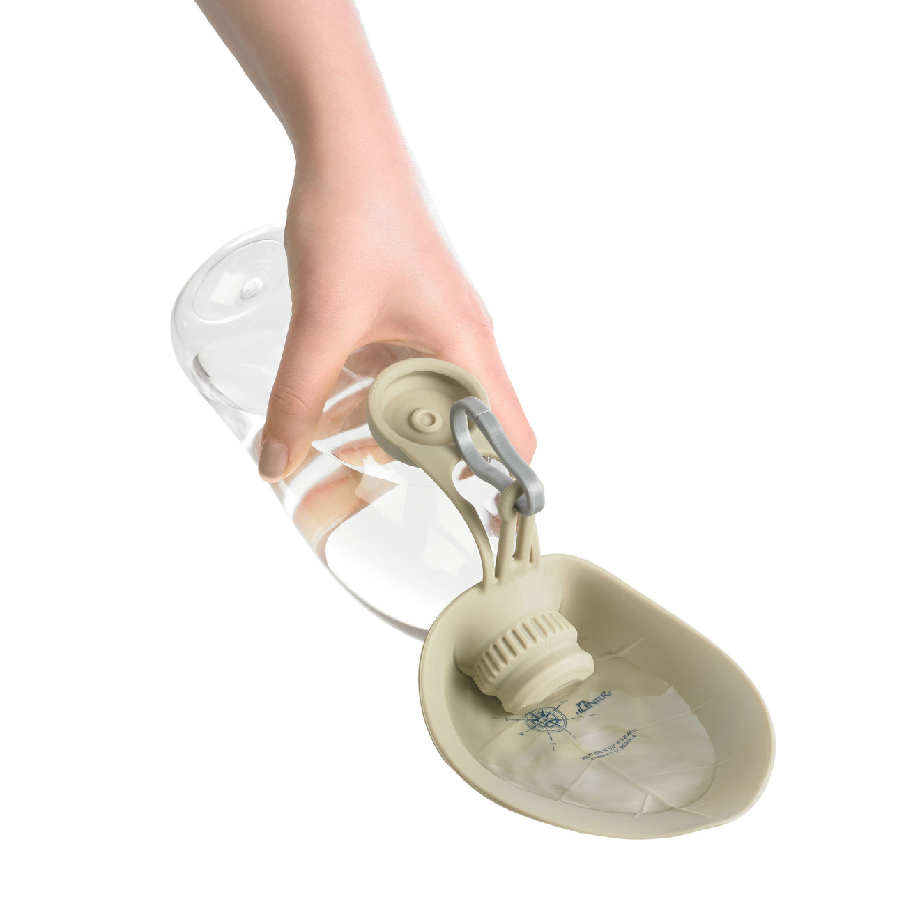 Hunter Outdoor Hunde Trinkflasche mit Silikonnapf List Bild 3