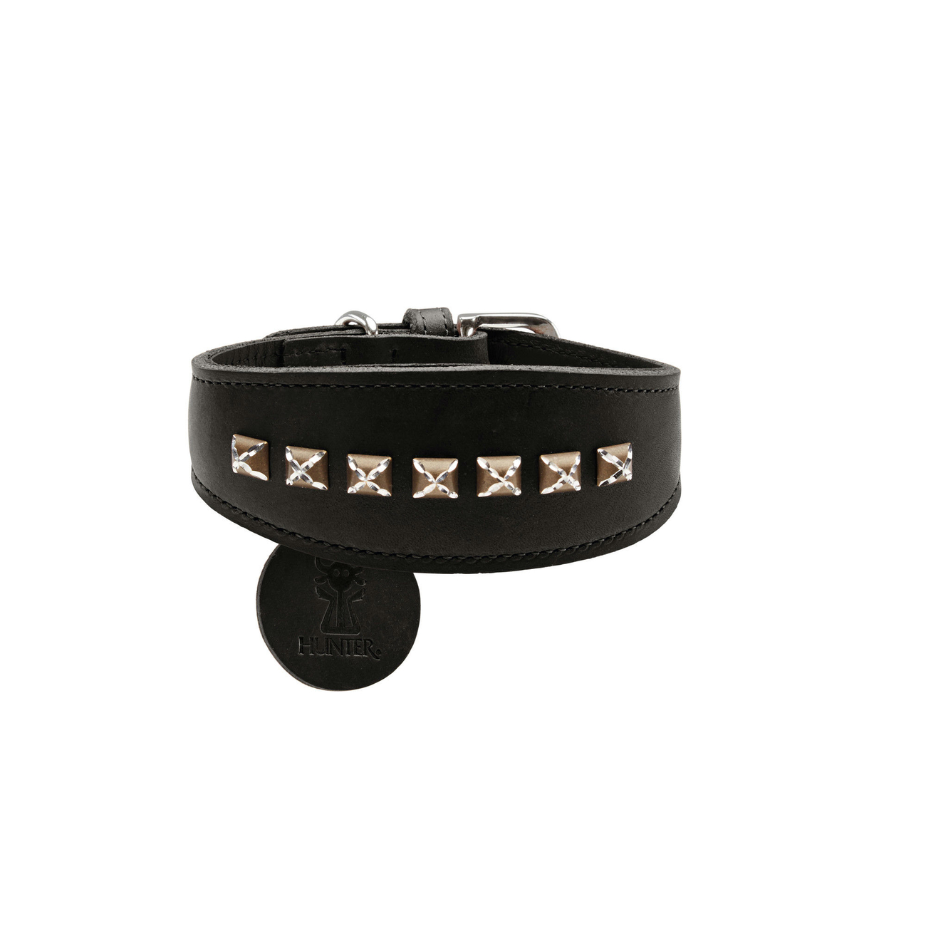 Hunter Windhundhalsband Larvik Style aus Leder Bild 3