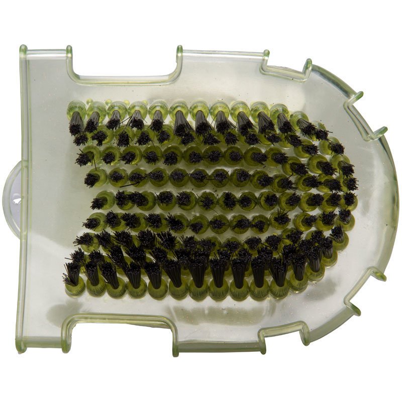 Putzhandschuh mit Bürste und Massageseite Bild 3