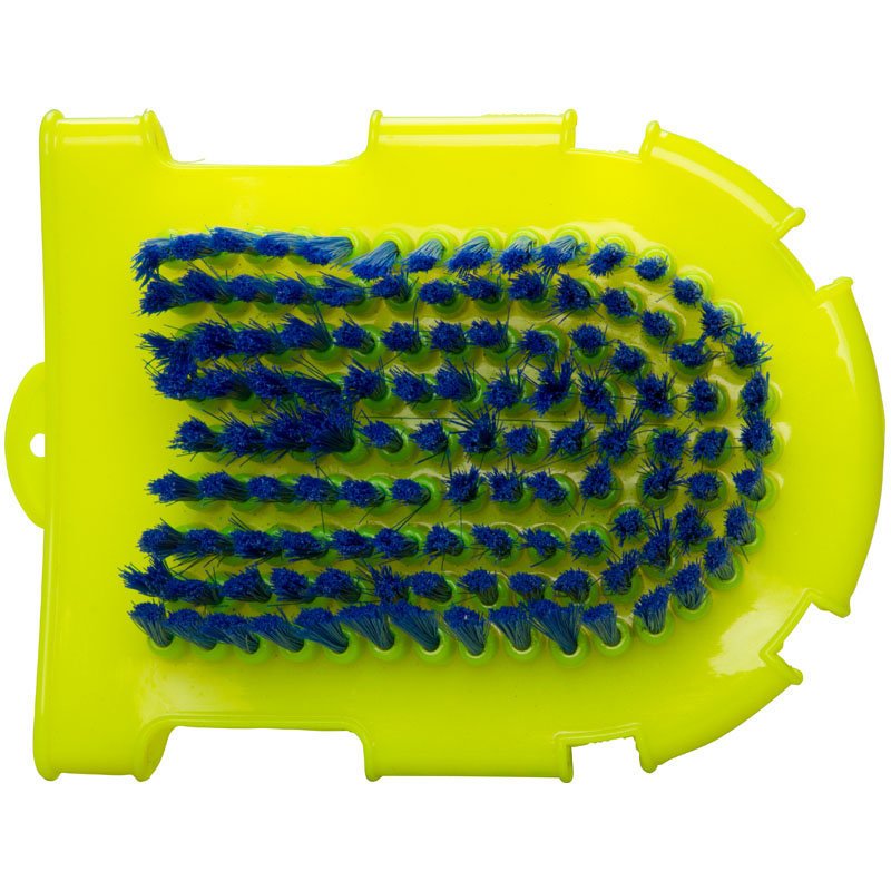 Putzhandschuh mit Bürste und Massageseite Bild 1