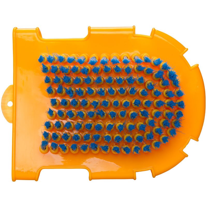 Putzhandschuh mit Bürste und Massageseite Bild 7