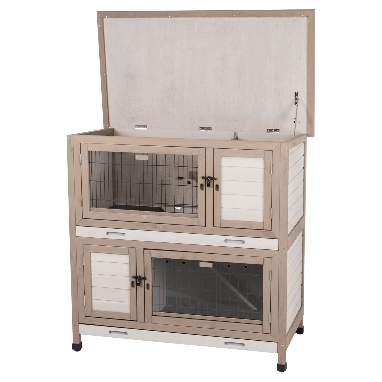 Kleintierstall mit zwei Etagen und Wärmedämmung Bild 7