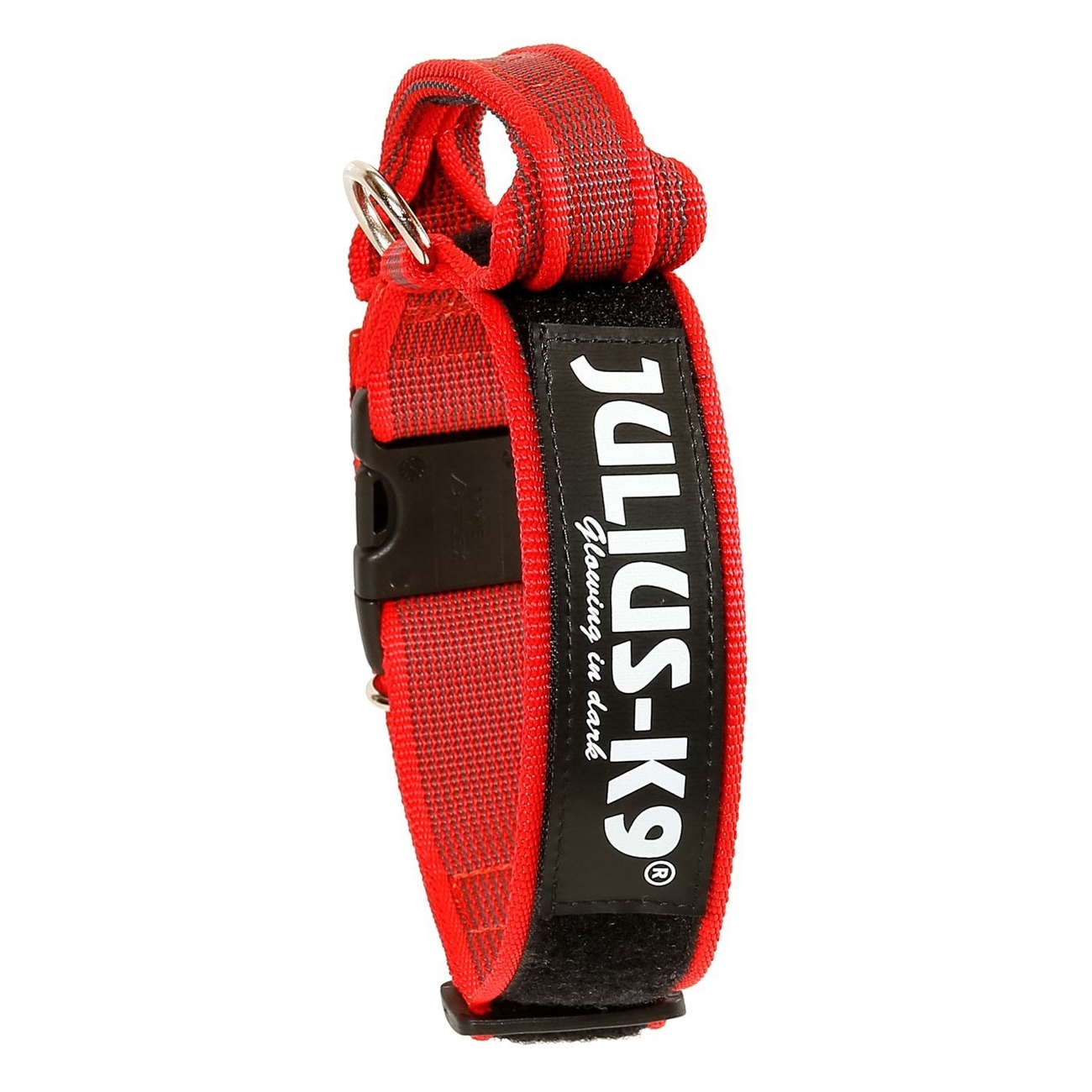 Julius K9 Halsband mit Haltegriff und Klettsticker Bild 14