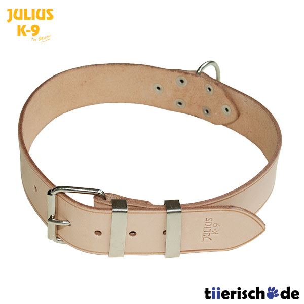 Julius K9 Lederhalsband genietet Bild 4