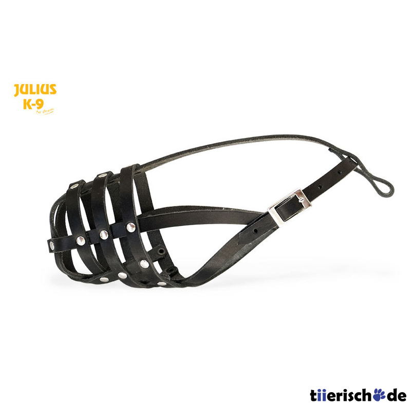 Julius K9 Ledermaulkorb stark Bild 4