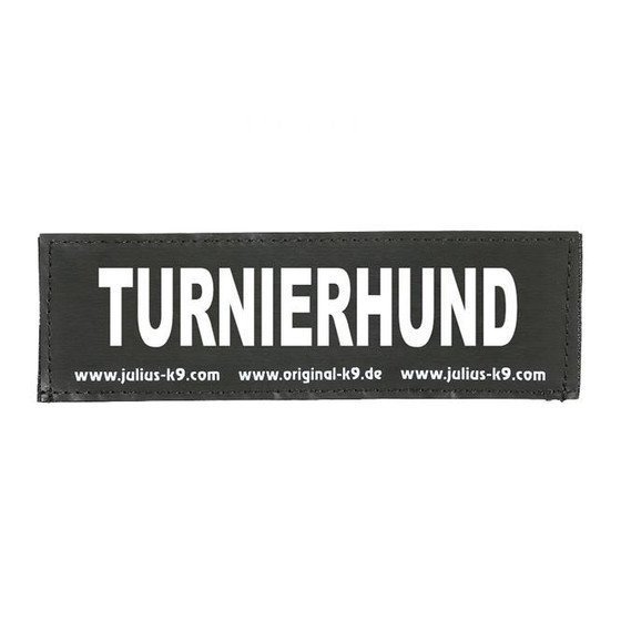 Julius K9 Logo Klettsticker groß M-Z Bild 75