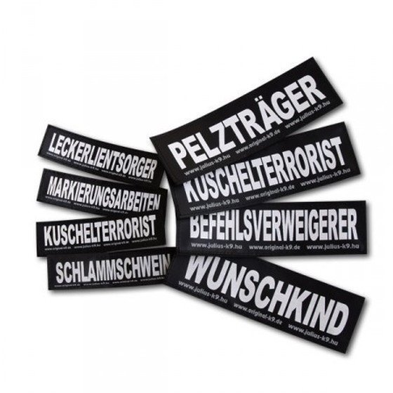 Julius K9 Logo Klettsticker groß M-Z Bild 98