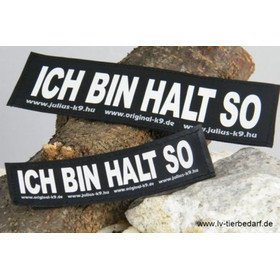 Julius K9 Logo Klettsticker klein G - L Bild 60