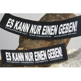 Julius K9 Logo Klettsticker groß A - F Bild 118