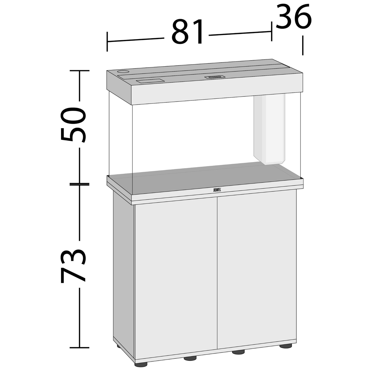 JUWEL Rio 125 Aquarium mit Unterschrank Bild 7
