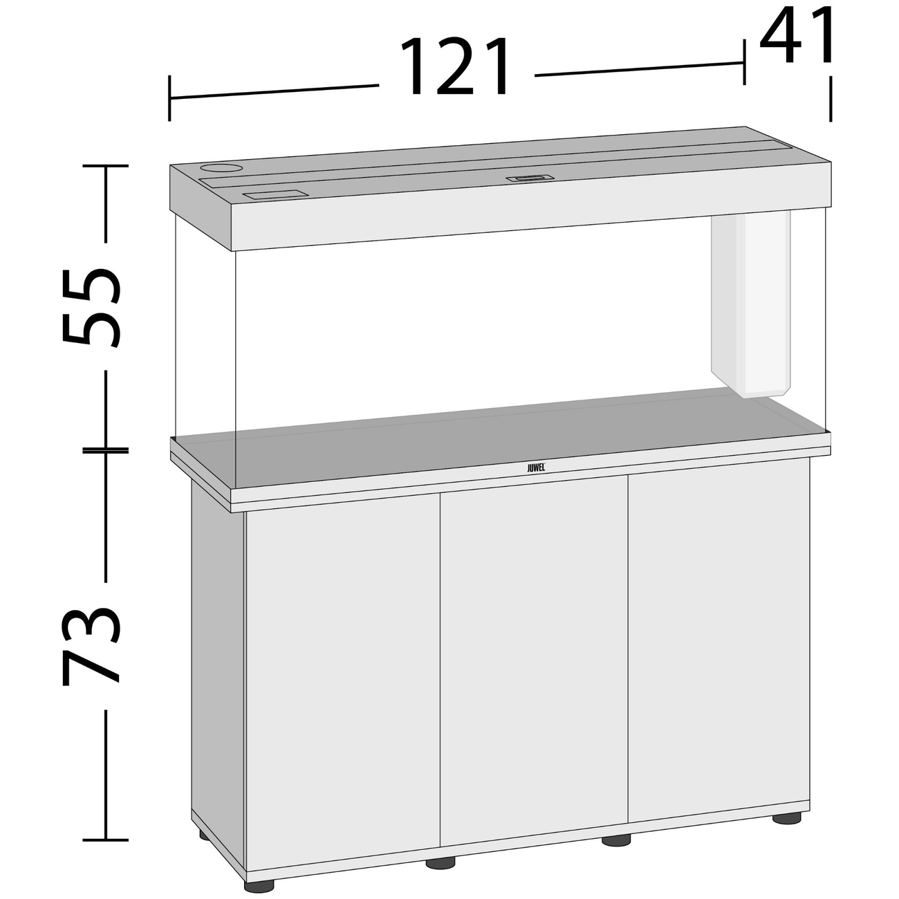 Juwel Rio 240 LED Aquarium mit Unterschrank Bild 5