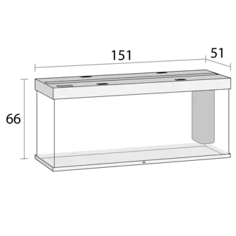 Rio 450 LED grau Aquarium Bild 2
