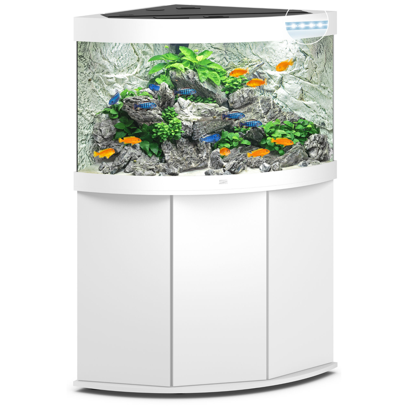 Juwel Trigon 190 LED Eck-Aquarium mit Unterschrank Bild 7
