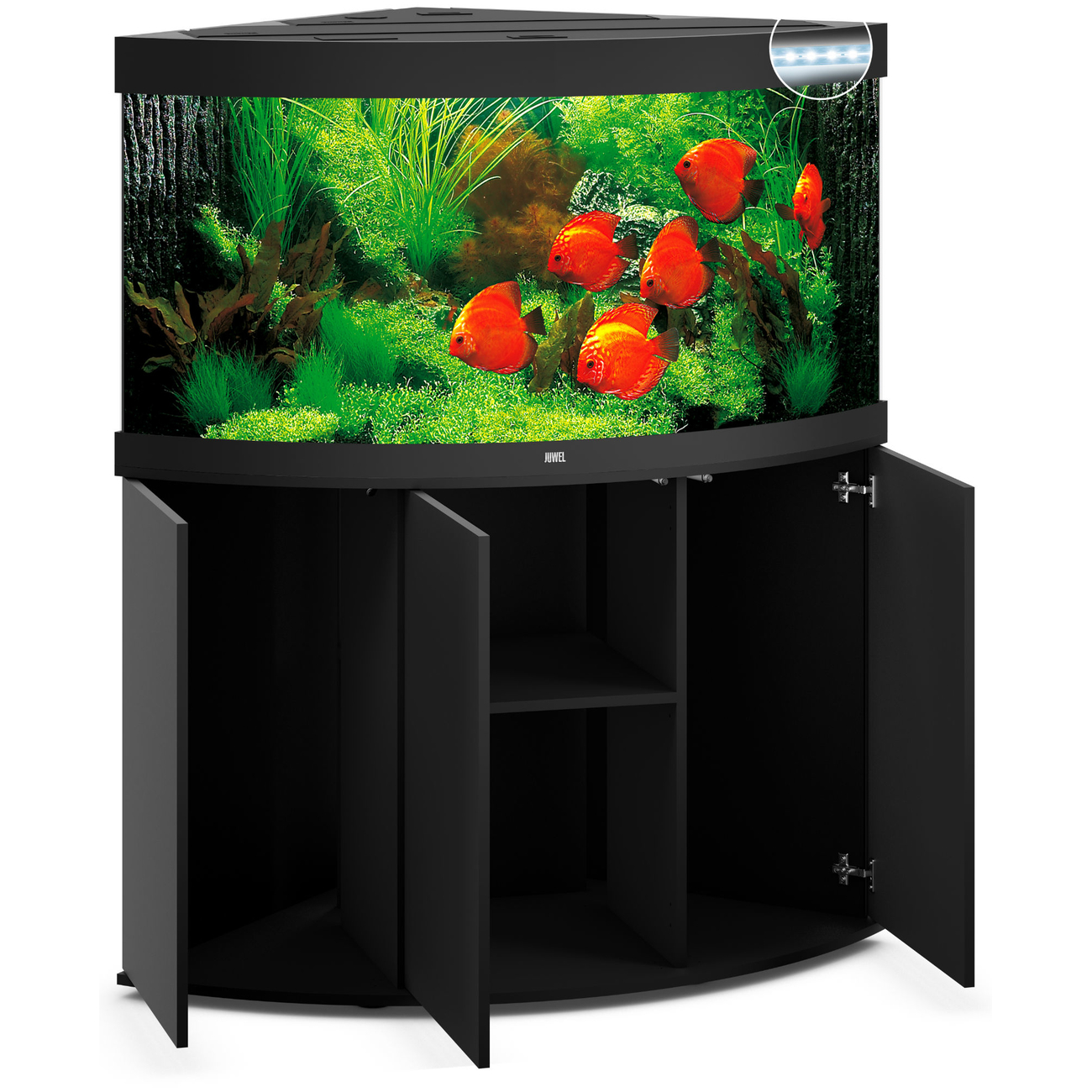 JUWEL Trigon 350 LED Eck-Aquarium mit Unterschrank Bild 3