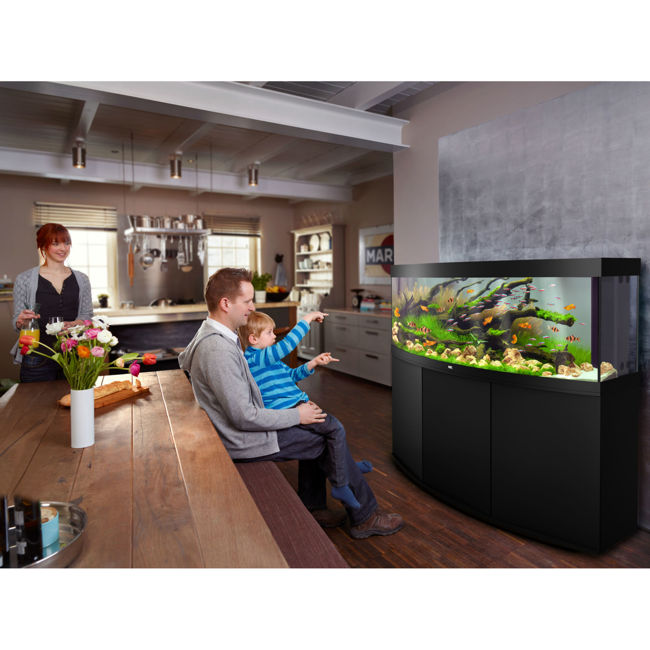 JUWEL Vision 450 LED Aquarium mit Unterschrank Bild 4