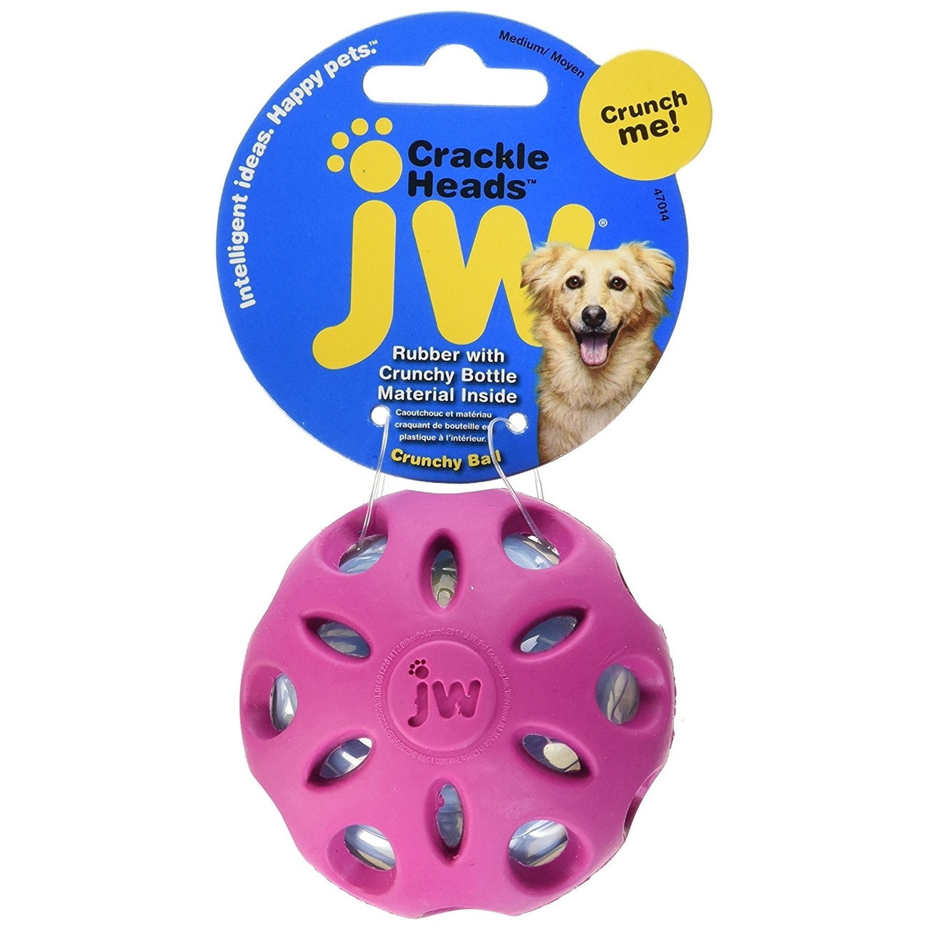 JW Pet Crackle Ball Hundespielzeug Bild 1