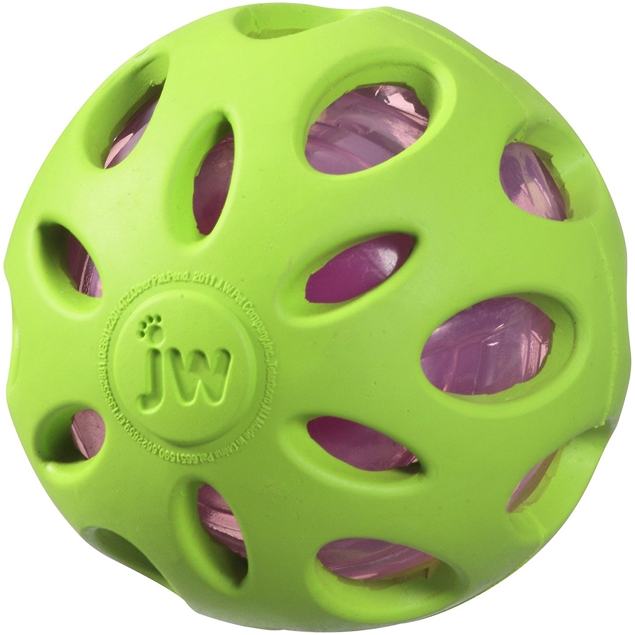 JW Pet Crackle Ball Hundespielzeug Bild 4
