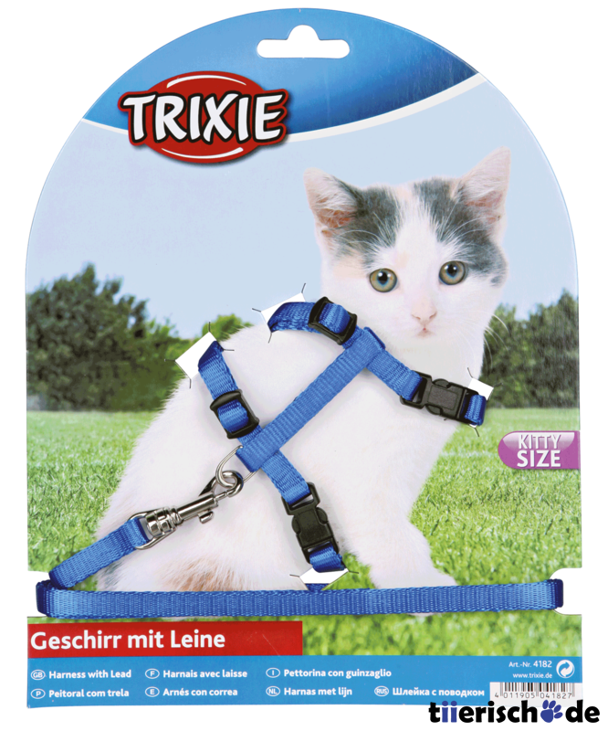 Katzengeschirr mit Leine für Kitten Bild 6