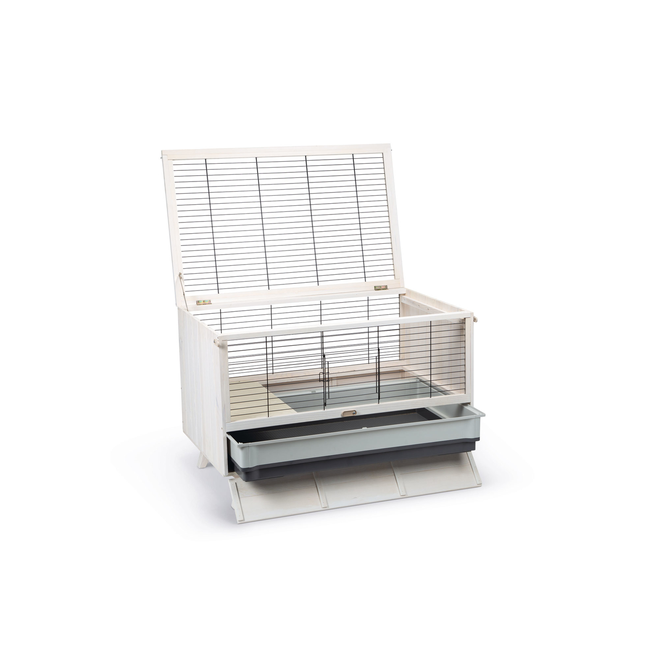 Beeztees Alby Kaninchenkäfig 120cm Weiß - Innenkäfig Für Kaninchen