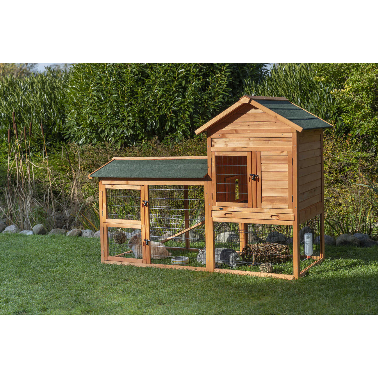 Kaninchenstall Natura mit Auslauf Bild 2