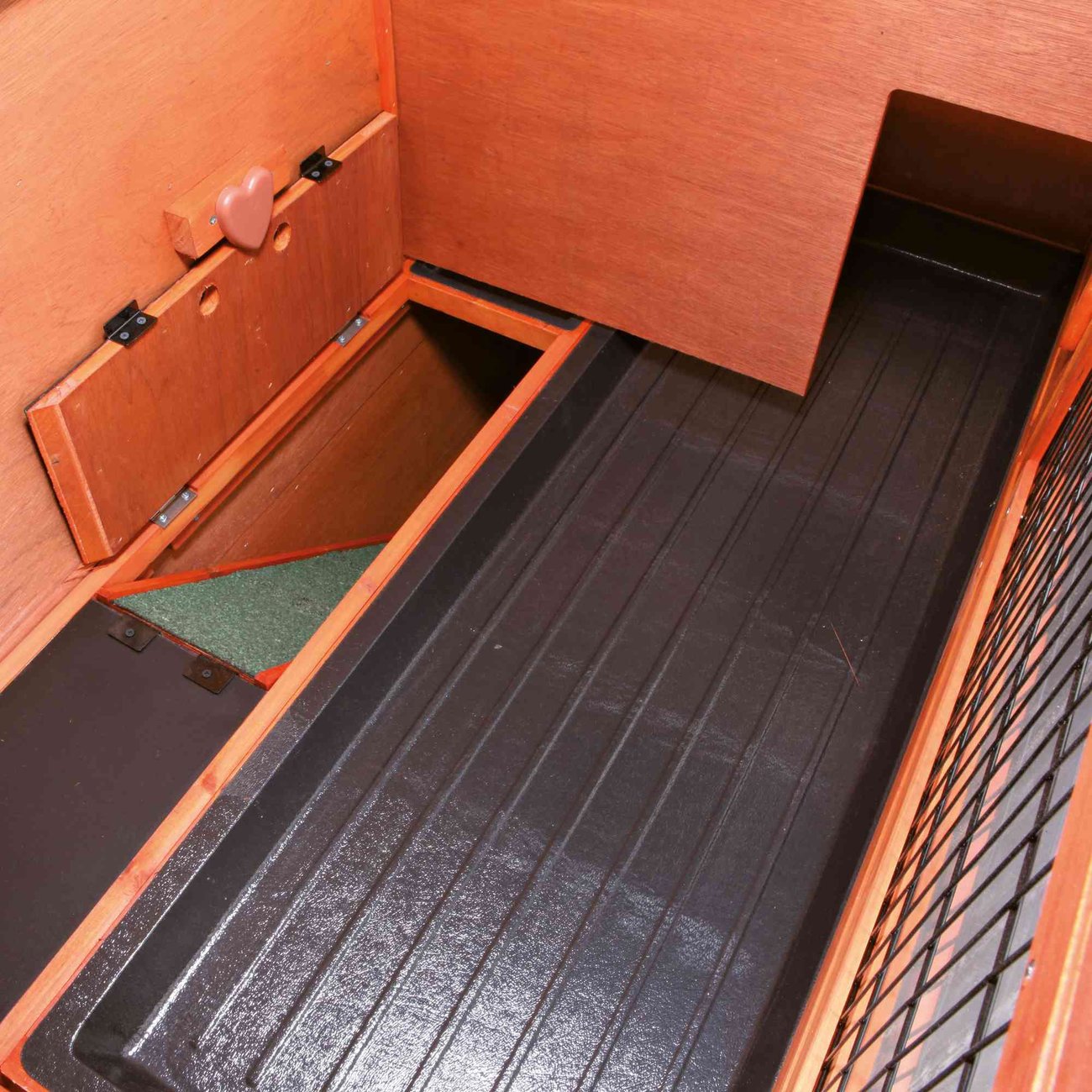 Trixie Kaninchenstall winterfest mit Wärmedämmung isoliert Bild 5