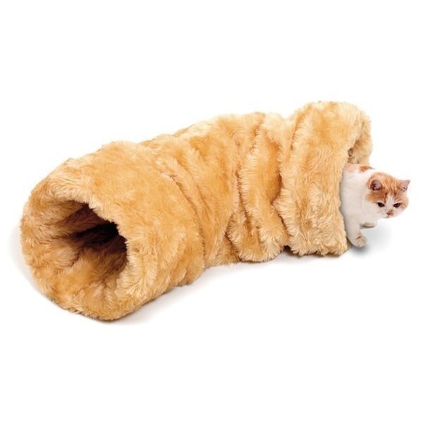 Plüsch Rascheltunnel für Katzen Bild 2