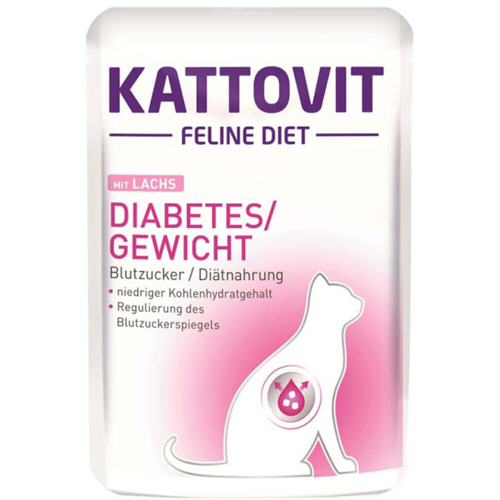 Kattovit Diet Diabetes Diät Katzenfutter Bild 2