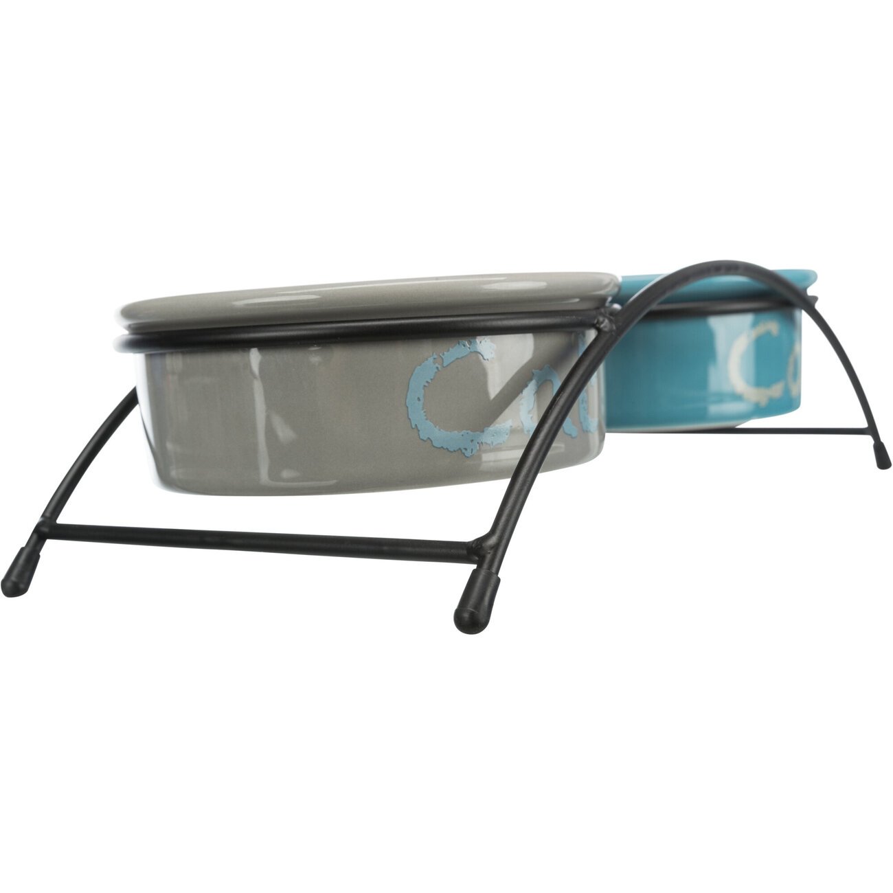 Katzen Napfständer mit Keramiknäpfen Bild 6