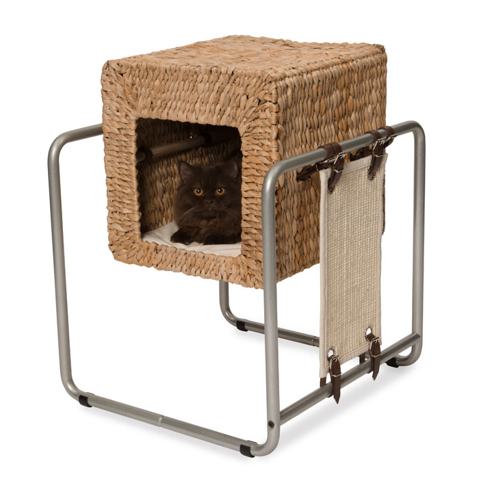 Katzenhöhle Vesper V-Cube, Seegras, 52 x 52 x 63 cm Katzenhöhle Vesper V-Cube, Seegras, 52 x 52 x 63 cm