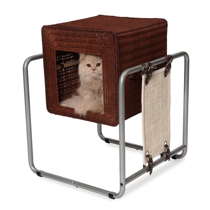Katzenhöhle Vesper V-Cube, Rattan, 52 x 52 x 63 cm Katzenhöhle Vesper V-Cube, Rattan, 52 x 52 x 63 cm