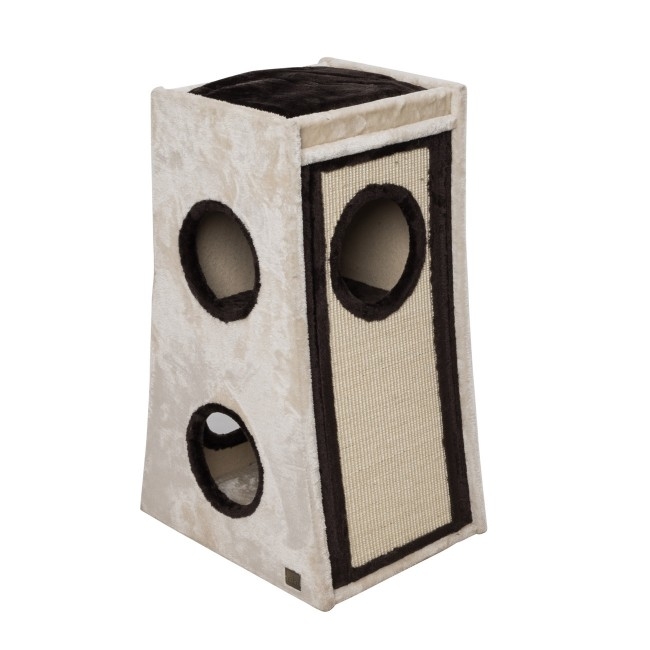 EBI Katzenkratztonne Trend Rowan, 50 x 40 x 80 cm, creme EBI Katzenkratztonne Trend Rowan, 50 x 40 x 80 cm, creme